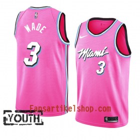 Miami Heat Trikot Dwyane Wade 3 2018-19 Nike Pink Swingman - Kinder